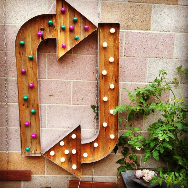 Arrow Marquee Light – Scott Coppersmith Designs