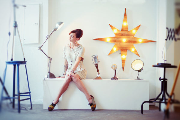 50's Star Marquee Light