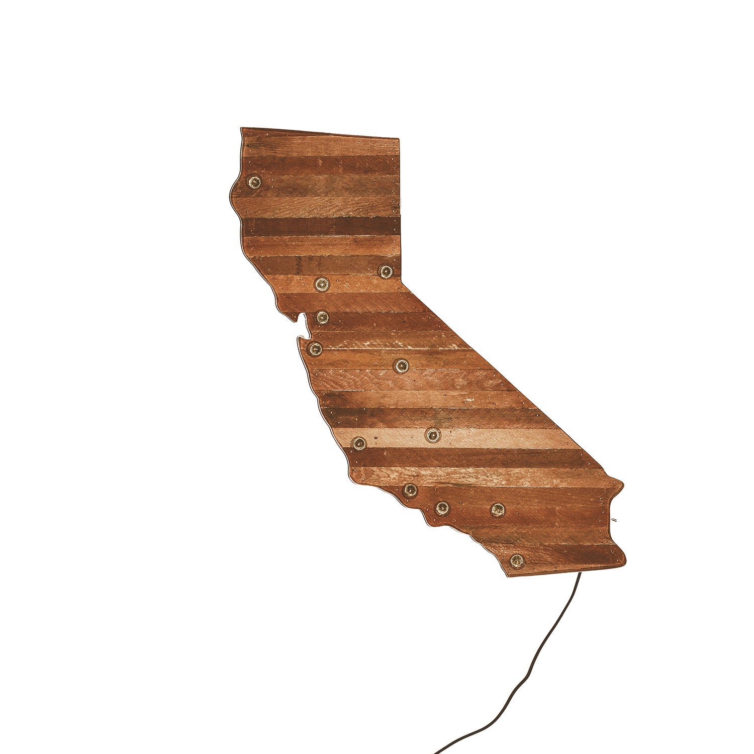 California Map Marquee Light