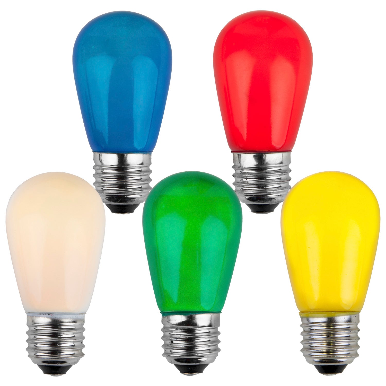 Faux Edison Bulbs.