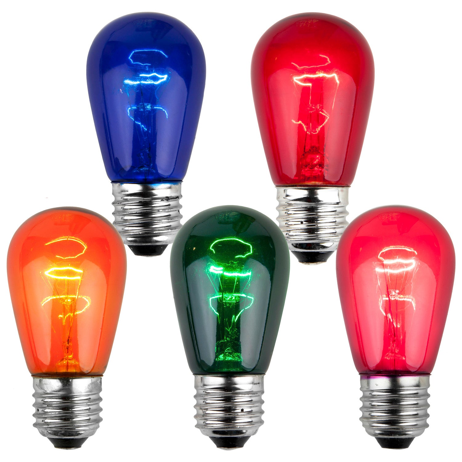 Faux Edison Bulbs.