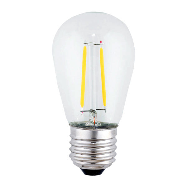 Faux Edison Bulbs.