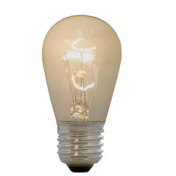 Faux Edison Bulbs.