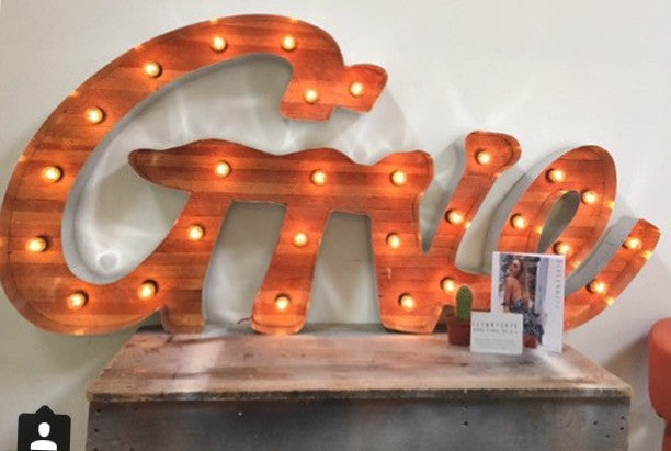 Letter Marquee Lights