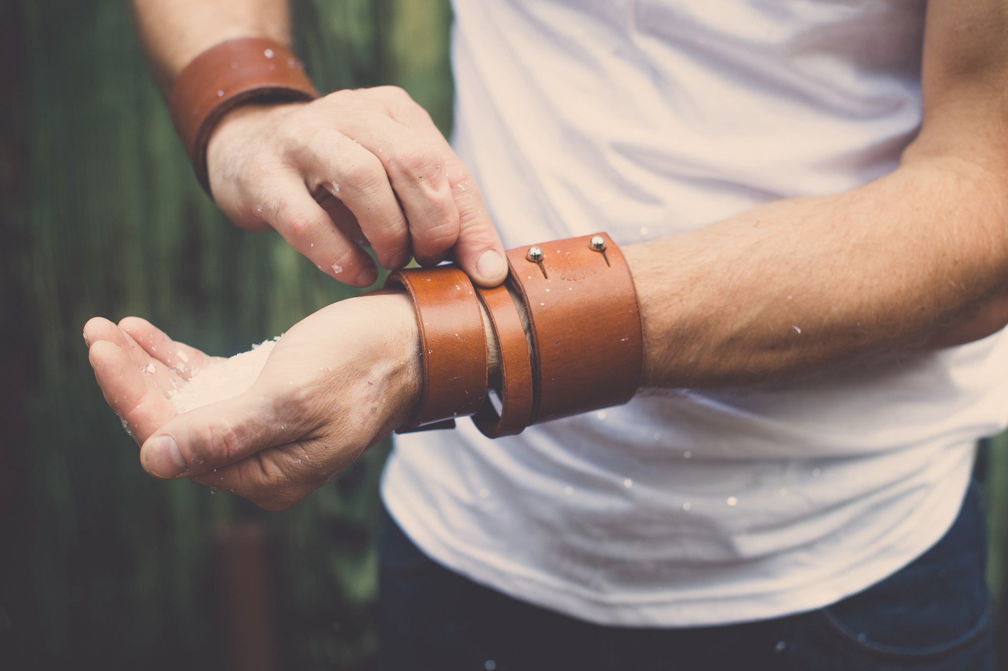 Leather Cuffs and Bracelets