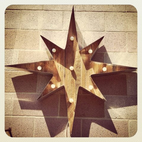 50's Star Marquee Light